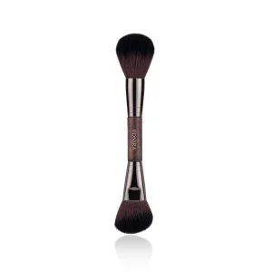 Vonira Beauty Manufacturer Wholesale Double Ended Cheekbone Sculpting Powder Blush Brush With Custom Logo Private Label Service