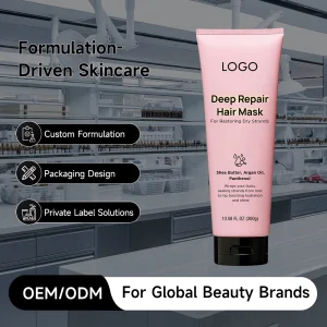 Oem Hair Solutions Manufacturing Shea Butter Moisturizer Reduces Frizz Repair Deep Repair Hair Mask for E-Commerce Brands