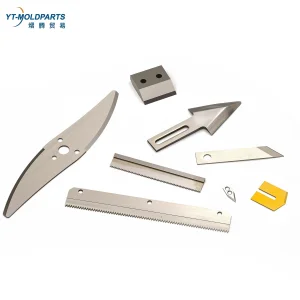Polished 440 Stainless Steel Poultry Knives Optimized Triangle Curved Knife for Meat Processing Machines