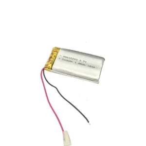 Rechargeable 602240 Lithium-Ion Polymer Battery 3.7V 500mAh UL1642 &amp; CE Certified for Industrial &amp; Electronic Devices
