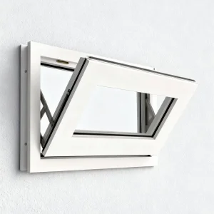 Noise Reduction UPVC Hopper Window