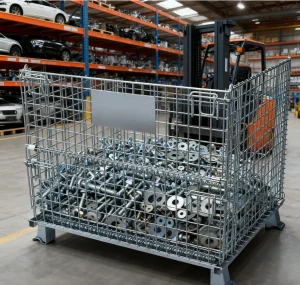 Sorting Box Boxing Folding Mobile Chicken Warehouse Wheeled Storage Cage Box Display Rack Universal Warehouse