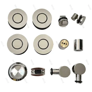 Chrome Stainless Steel Shower Sliding Door System