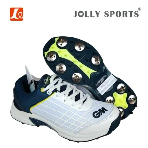 OEM/ODM Wholesale Men Cricket Shoes with Iron &amp; Rubber Spikes Breathable Anti Slip Professional Sports Training Sneakers