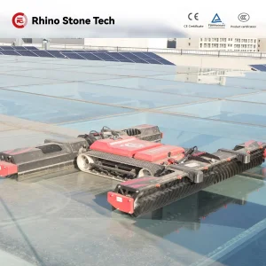 Remote-Controlled Tracked PV Cleaning Robot Special for Photovoltaic Power Plants, Efficient Cleaning Tool for Solar Panels