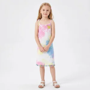 Bohemian Tie Dye Kids Dress