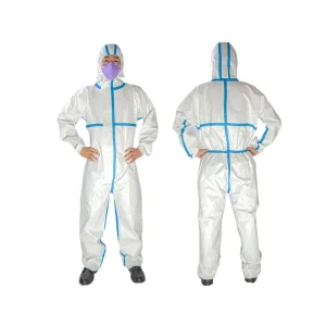 Ropa protectora médica desechable, ropa protectora ligera contra productos químicos