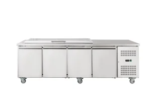 Commercial Use Stainless Steel Refrigerated Prep Table