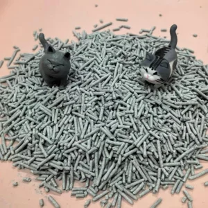 Resource Positive Coffee Cat Litter Crafted From Coffee Roasting Byproducts with Long Acting Odor Capture Strong Clump Stability Lightweight Conveyance and Sust