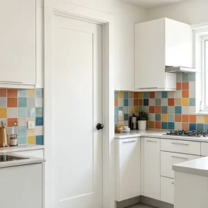 One Single Panel Style Modern Pine &amp; PVC White Primer Eco-Friendly Interior Shaker Door Building Decoration Easy Installation