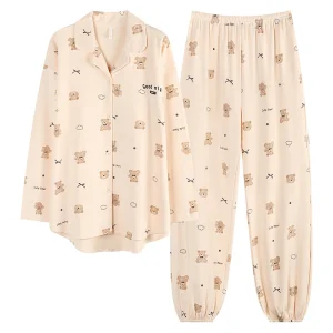 Cotton Women's Breathable Thermal Soft Sleepwear
