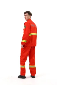 100%Cotton Ropa de trabajo ignífuga y antistática resistente al fuego para trabajadores