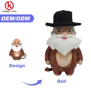 Kinqee Stuffed Animal Toys Cartoon Custom Plush Toy Character Toys Custom Soft Pillow Holiday Gifts Home Decor