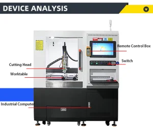 High Accuracy FPC FPCB Flexible PCB UV Nanosecond Picosecond Laser Engraving Cutting Machine