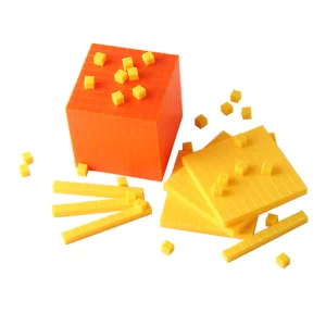 Plastic Learning Counting Cubes