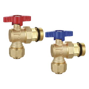 1 inch Water Brass Union Angle Valves with Ball Valve