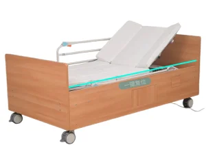 Anti-Decubitus Home Care Bed with Alternating Pressure Mattress for Elderly