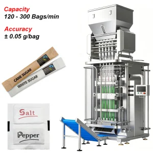 4 Lanes Automatic Spice Granule Bag Packing Machine