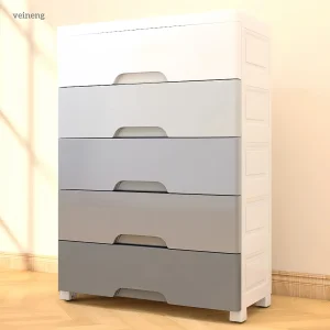 Thickened Large Drawer-Type Storage Cabinet PP Plastic Household Baby Toy Clothes Sundries Organizing Storage Box Model Veineng