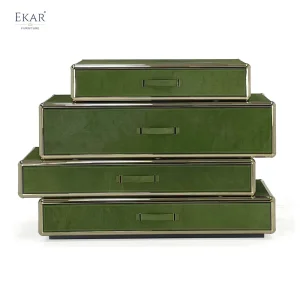 Upgrade Your Entryway with Our Elegant Green Drawer Console