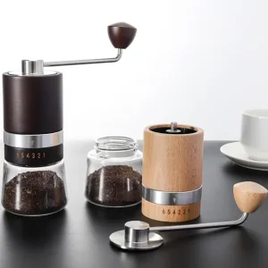 Custom Wooden Hand Burr Coffee Grinder