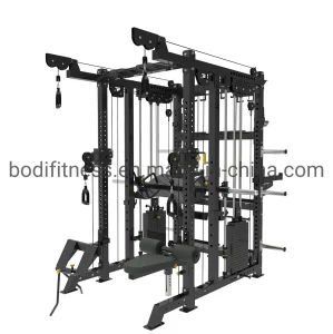 Commercial Gym Strength Power Rack Smith and Cable Crossover Machine Functional Trainer