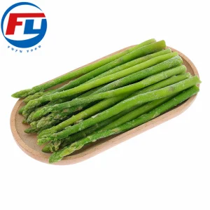 Certified Frozen Asparagus Whole Frozen Vegetable for Sports Nutrition Food IQF Vegetables