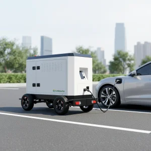 Custom Commercial &amp; Industrial Energy Storage Systems Mobile ESS &amp; EV Charging Station System All-in One ESS with EMS PCS BMS