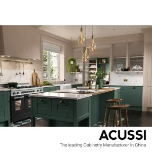 Waterproof and Moisture-Proof Natural and Realistic Texture Natural Wood Kitchen Cabinet for School Canteens