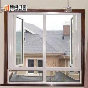 Hurricane Double UPVC Plastic Vinyl Casement