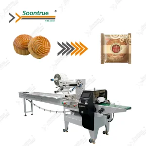 Soontrue SZ180 Pillow Type Flow Wrapping Machinery Automatic Multi-function Food Product Horizontal Packaging Machine