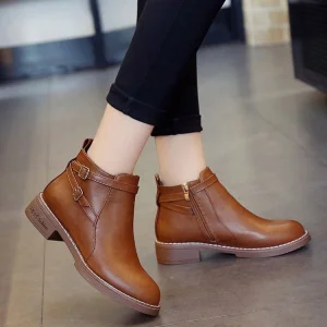 Belfast Ankle Belt Boots