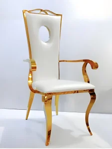 China The Nordic-style fabric banquet chair