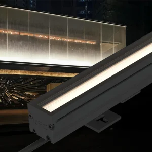 DMX Waterproof IP66 RGB Led Aluminum Tubes Outdoor Wall Washer Linear Facade Lights for Landscape Building Outline Lighting