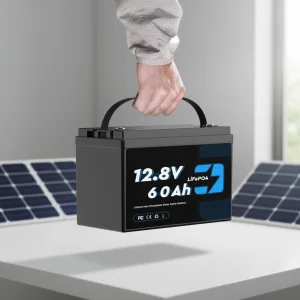 Emergency Home Power Outage Solution 12V 60Ah High-Capacity Battery-Powered Lighting with Solar System