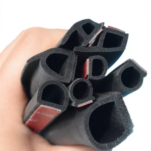 Premium Black Self-Adhesive Weather Stripping for Doors and Windows