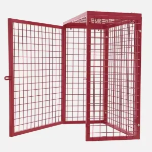 Heavy-Duty Steel Gas Bottle Storage