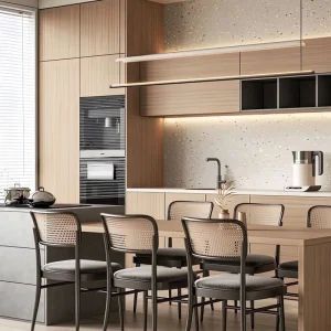 Wood Metal Gondola Liquor Display Rack