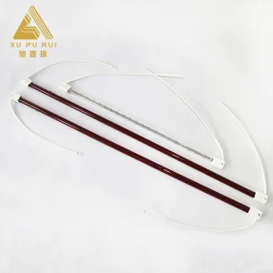 Lâmpada de Calor Infravermelho de Tubo Duplo Quartz para Secagem e Cura Industrial