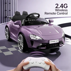 Kids Electric Toy Car Customizable - Rechargeable Ride on Vehicle for Children, Plastic Body with Private Label