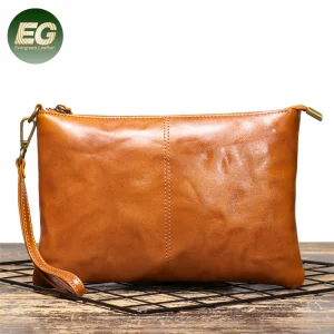 Mens Clutch Bags Luxury Leather