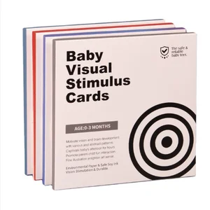 2023 Hot Sale Sensory Toys Black White Visual Stimulus Card
