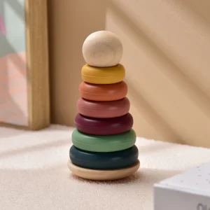 Food Grade Silicone Stacking Toys Early Educational Baby Building Blocks and Teether Toys Safe and Fun