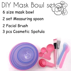 Reusable Facial Bowl DIY Professional Colorful Cosmetic Bowl Tools DIY Makeup