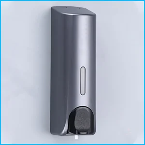 Hotel Bathroom Lockable Plastic Triple Wall Mount Shampoo Hand Liquid Foam Soap Dispenser