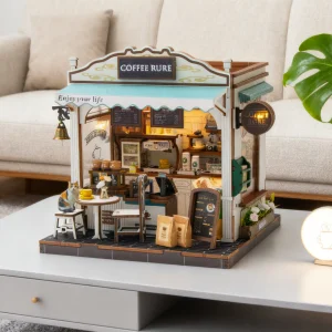 Wholesale M2506 Wooden Dollhouse 3D Puzzle Kit