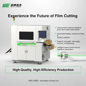 Automatic Dual-Head Roll-to-Roll Coverlay High-Speed FPC/Flex PCB Coverlay Laser Cutting Machine