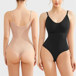 Custom Full Body Shaping Seamless Underwear Women Tummy Control Bodysuit Shaper Thong Panties Waist Trainer Shapewear for Women