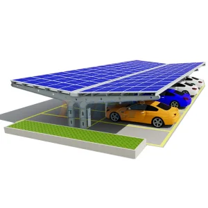 Solar Double Carports Mount System Solar Carport Mounting Structure