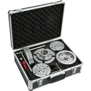 Huibang Plastic Lathe Chucks 5.5" 4-Jaw Self-Centering Scroll Chuck 1" X 8TPI Thread Woodworking Turning Tools Set Include(3.75